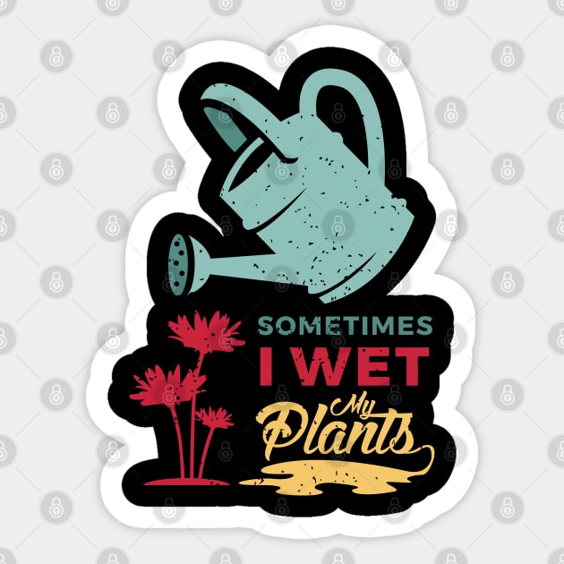 Gardening TShirt for A Garden And Plant Lover Sticker by AlleyField